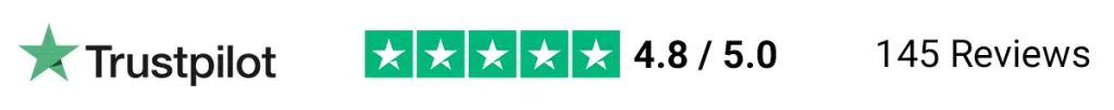 Trustpilot rating for Ricochet: 4.8 out of 5.0