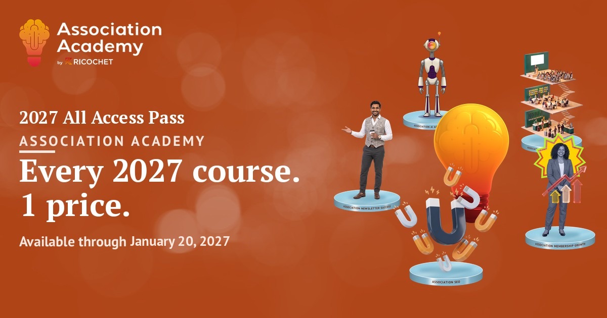 2027 All Access Pass: Every 2027 course. 1 price. Available through January 20, 2027