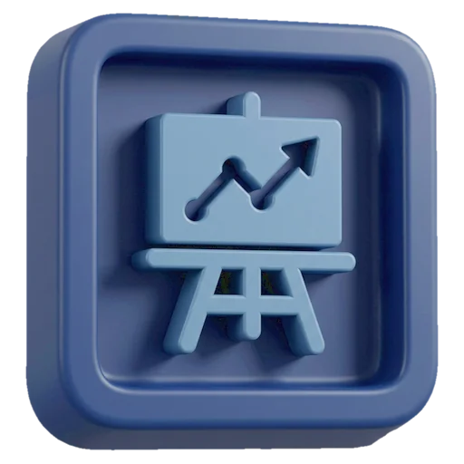 A small easel holding a chart.