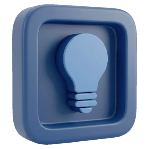 A light bulb.