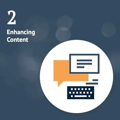 Class 2 icon: Enhancing Content.