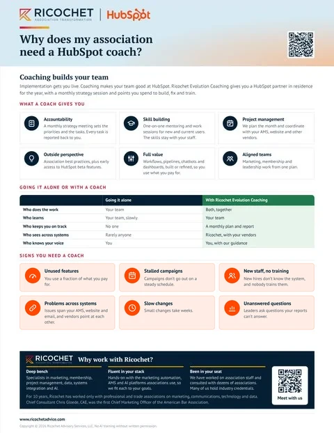 Preview of the guide Why does my association need a HubSpot coach?